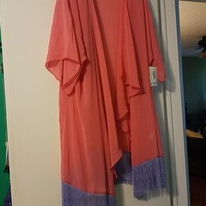 NWT Pink Sheer LuLaRoe Monroe